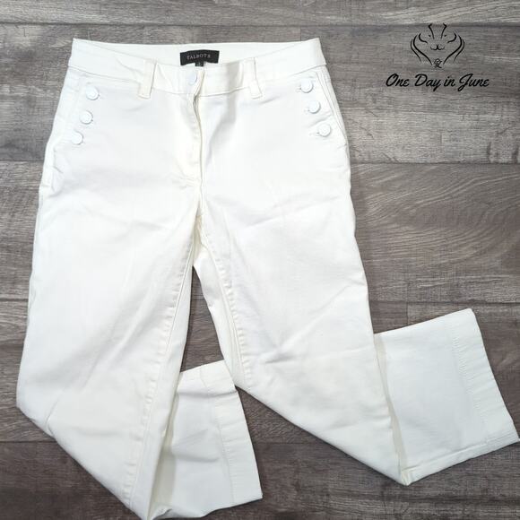 Talbots Cropped Jeans Size 2 - Picture 1 of 6